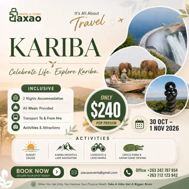 Flyer for Kariba long weekend